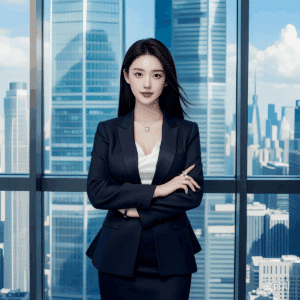 office girl, beauty, fashion, beautiful, elite, business, commercial, people, women, office building, successful people, healthy, generated ai